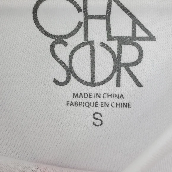 Chaser Flamingoes Big Graphic Tee Cotton Shirt White NEW - Picture 4 of 6